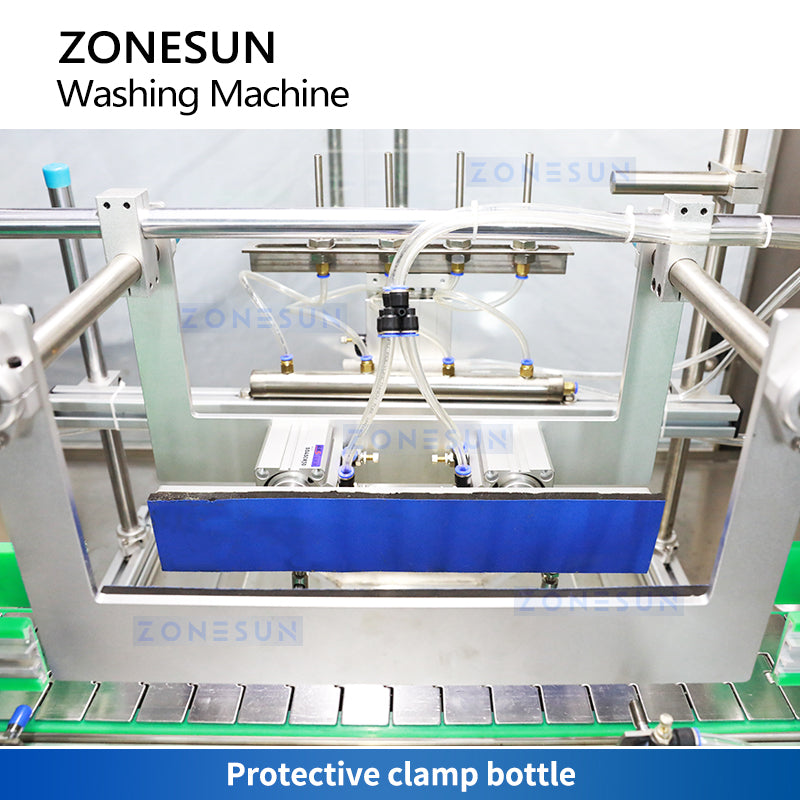 ZONESUN ZS-WB04 4-Head Airjet Bottle Cleaner for Breweries & Beverage Production