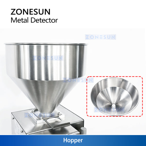 ZONESUN ZS-MS1 Metal Separator | Detects 0.3mm Metals, Minimizes Loss