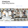 ZONESUN ZS-MCS4 Dual-Color Spiral Pattern Cosmetic Cream Filling Machine