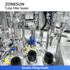 ZONESUN ZS-FS009D Automatic Soft Tube Filling and Sealing Machine for A+B Creams Toothpaste Cosmetic