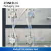 ZONESUN ZS-FAL180Z5 Automatic Magnetic Pump Liquid Filling Capping Shrinking Labeling Production Line