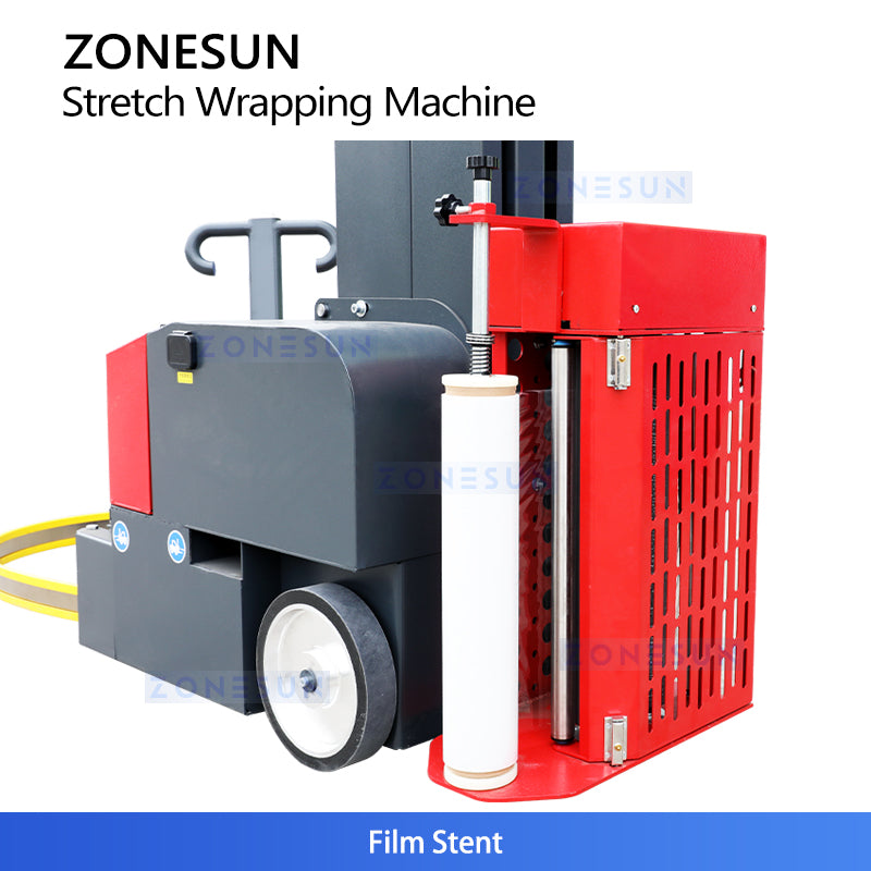 Robotic stretch wrapping machine