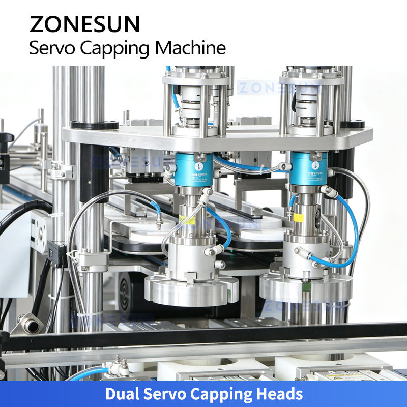 ZONESUN ZS-SVXG01 Automatic Servo Screw Capping Machine Sauce Jar Capper