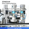 ZONESUN ZS-SVXG01 Automatic Servo Screw Capping Machine Sauce Jar Capper