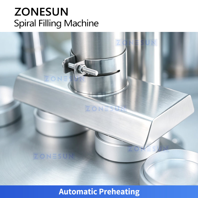 ZONESUN ZS-MCS5 Automatic 4-Color Spiral Pattern Cosmetic Filling Machine