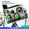 ZONESUN ZS-TB161PO Automatic Jar Cap Top and Side Real-Time Printing Flat Surface Labeling Machine