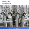 ZONESUN ZS-FAL180G1 Automatic Thick Liquid Filling Capping Line for Liquid Soap and Shampoo