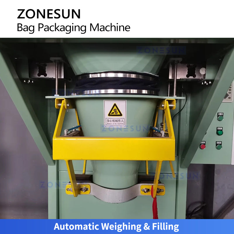 ZONESUN ZS-DCS50 Fully Automatic Bulk Bag Filler Granule Powder Filling Sealing Equipment