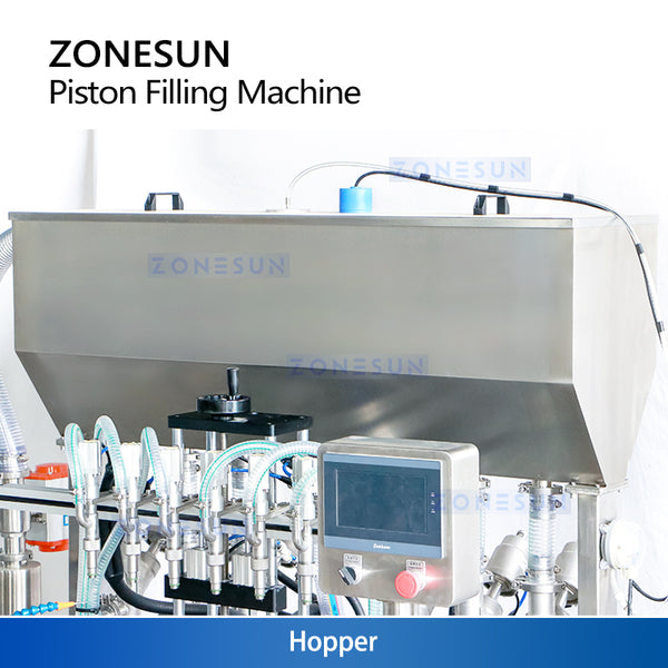 ZONESUN ZS-YT6T-6PX 6‑Head Servo Piston Paste Filling Machine