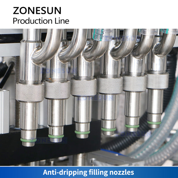 ZONESUN ZS-FALU5 Honey Syrup Filling, Capping & Labeling Line for Viscous Products