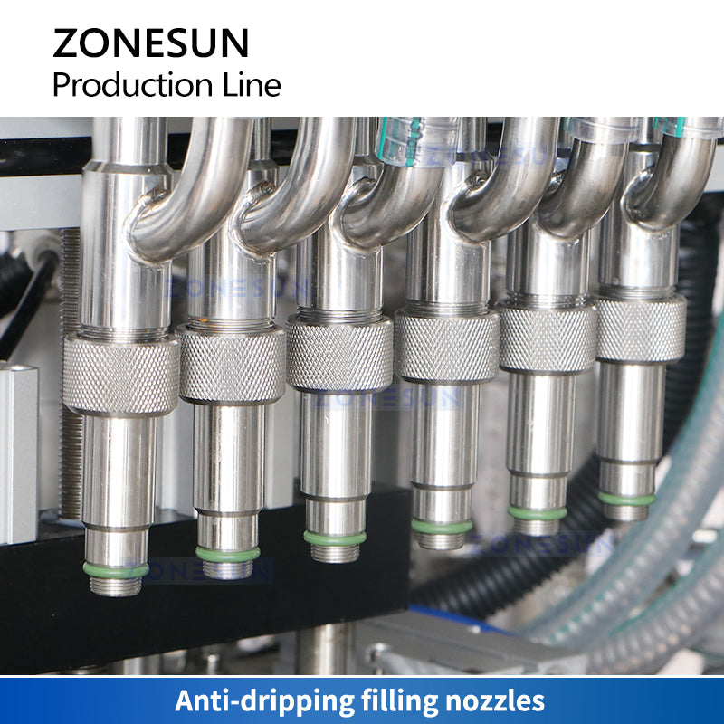ZONESUN ZS-FALU5 Honey Syrup Filling, Capping & Labeling Line for Viscous Products