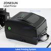 ZONESUN ZS-RPR01 Thermal Transfer Barcode Label Printer with Automatic Rewinder for Roll Labels