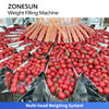 ZONESUN ZS-GWF24 Automatic Multi-Head Weigher & Clamshell Fruit Filling Machine