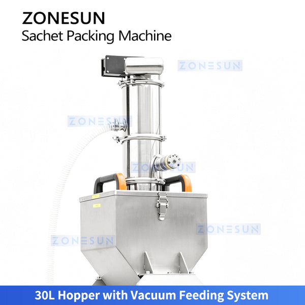ZONESUN ZS-FS500K4 Automatic 4 Lane VFFS Granule Packaging Machine High Speed Sachet Packing System