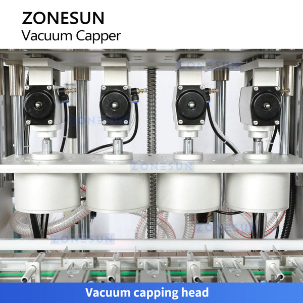 ZONESUN ZS-XGVS1 Automatic Vacuum Chuck Capper for Twist-Off Jar Lids