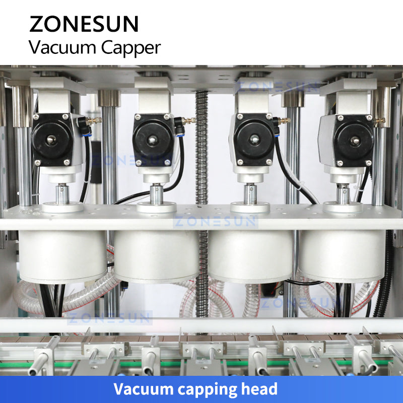ZONESUN ZS-XGVS1 Automatic Vacuum Chuck Capper for Twist-Off Jar Lids