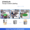 Tamper Evident Bucket Labeling Machine