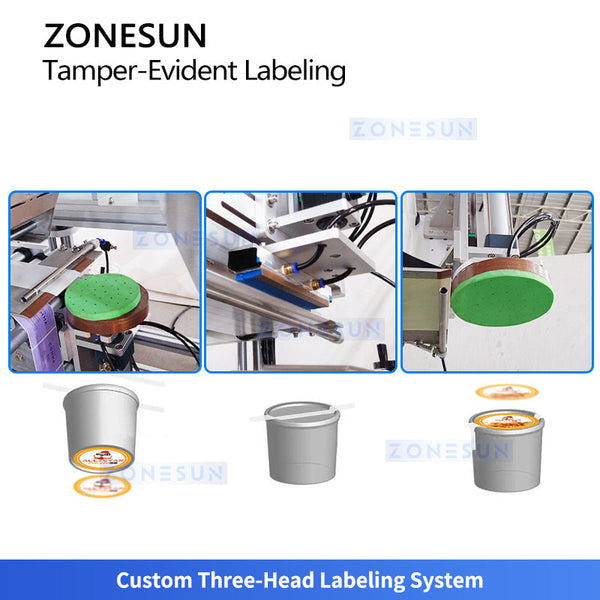 Tamper Evident Bucket Labeling Machine