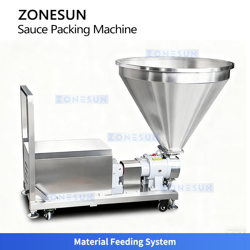 ZONESUN ZS-RPFS120X Automatic VFFS Packing Machine for Honey and Cream Sachet Filling & Sealing