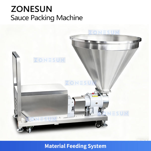 ZONESUN ZS-RPFS120X Automatic VFFS Packing Machine for Honey and Cream Sachet Filling & Sealing