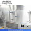 ZONESUN ZS-CT3 Industrial Cooling Tunnel for Balm Cream Wax Chocolate and Confectionery