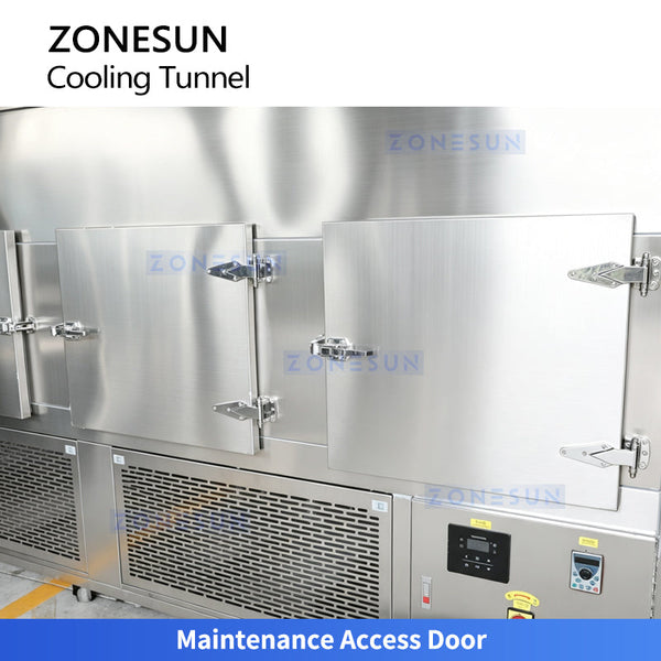ZONESUN ZS-CT3 Industrial Cooling Tunnel for Balm Cream Wax Chocolate and Confectionery