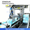 ZONESUN ZS-TB70DM Dual-Lane Automatic Bag Palletizing & Bundle Labeling Machine with Twin Conveyors and Robotic Arms