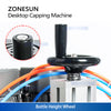 ZONESUN ZS-XG6100 Tabletop Four-Wheel Spindle Capping Machine for 20–50mm Caps