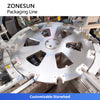 ZONESUN ZS-AFCL8 Automatic Roll-on Bottle Filling Capping Cartoning Equipment