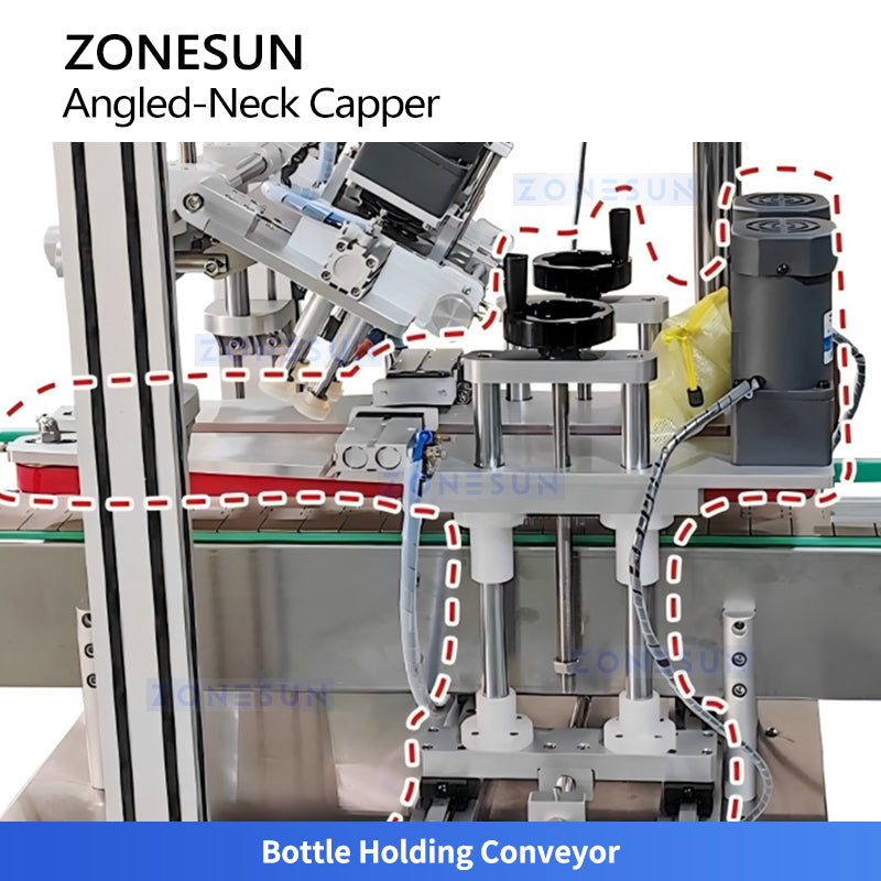 ZONESUN Automatic Toilet Cleaner Bottle Capping Machine