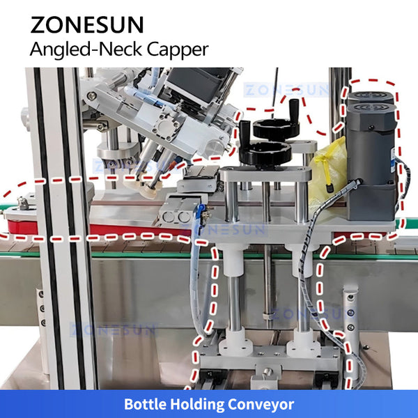 ZONESUN Automatic Toilet Cleaner Bottle Capping Machine