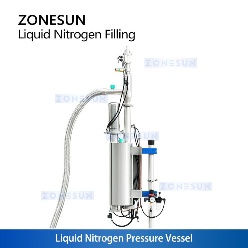 ZONESUN ZS-LN01 Liquid Nitrogen Filling Machine for Bottles & Cans