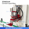 ZONESUN YTCR15A Automatic Explosion Proof Corrosion Resistant Liquid Filling Machine