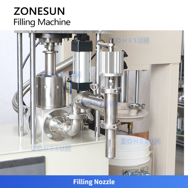Zonesun ZS-VGPJ1 Pneumatic Paste Hydraulic Press Filling Machine