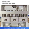 ZONESUN ZS-FK360 Semi-Automatic Heat Sealing Machine for Cups Trays Tubes and Containers