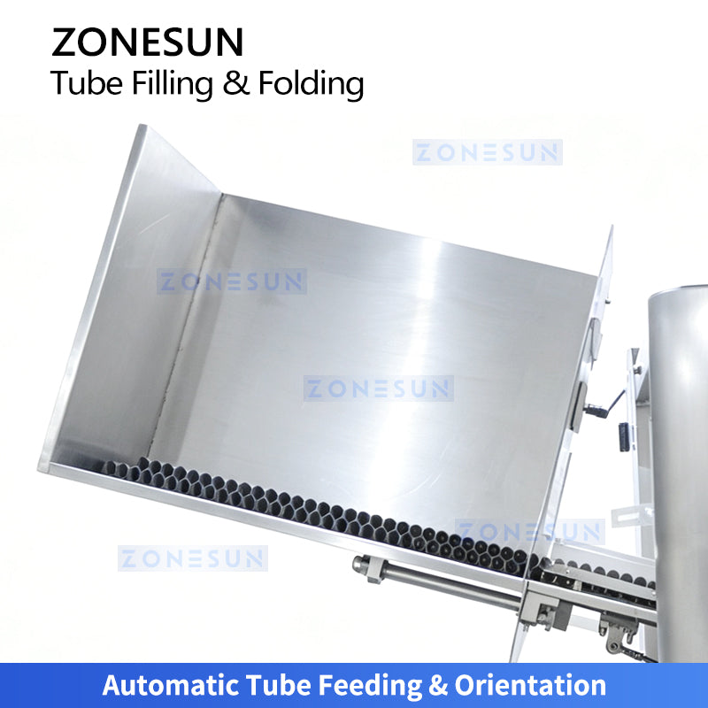 ZONESUN ZS-FS80A Automatic Aluminum Tube Filling and Folding Sealing Machine