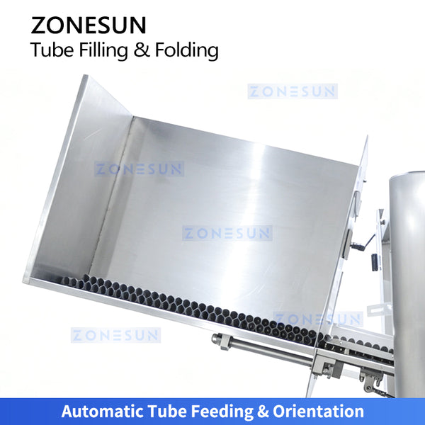ZONESUN ZS-FS80A Automatic Aluminum Tube Filling and Folding Sealing Machine