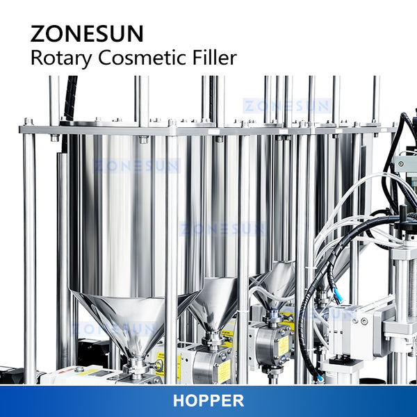 ZONESUN ZS-RSV4 Automatic 4-Color Cream Filling Machine Cosmetic Production Equipment