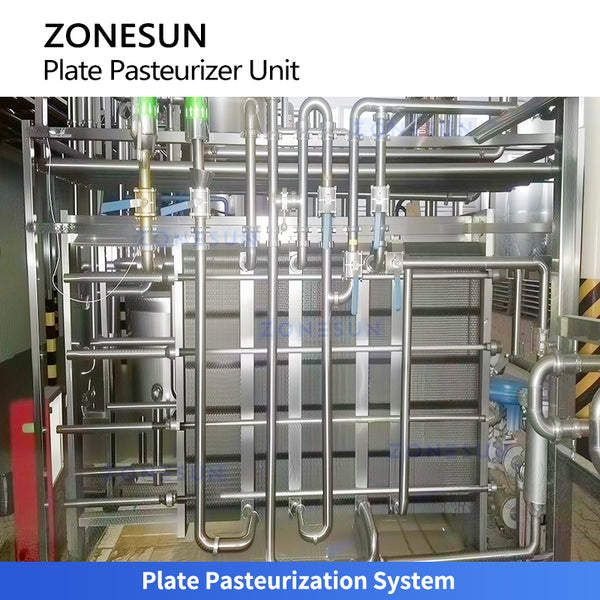 ZONESUN ZS-PRT200 Plate Type Pasteurizer & UHT Sterilizer Machine