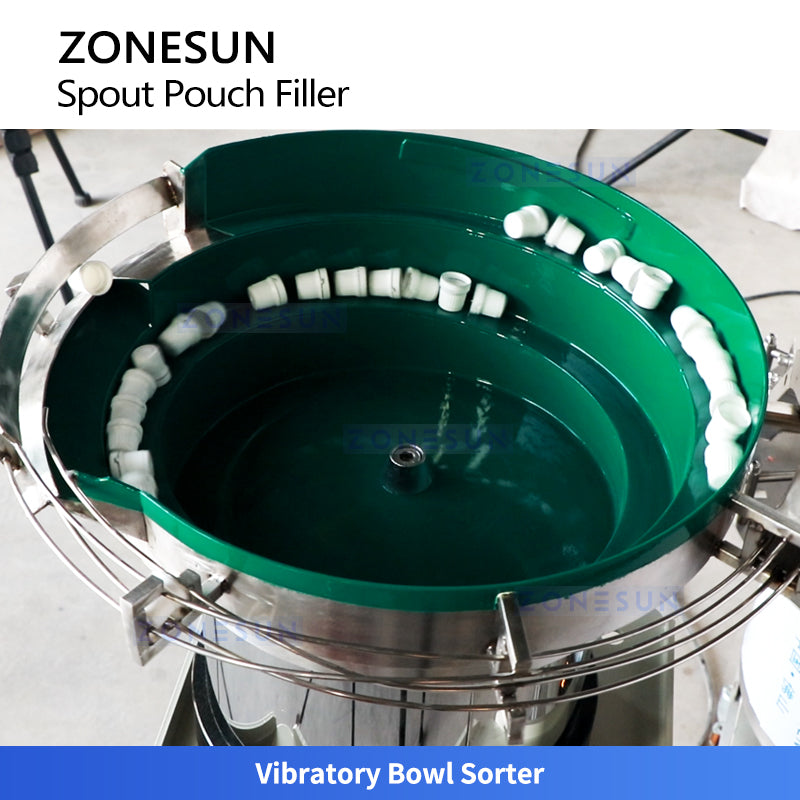 ZONESUN ZS-SVFC1P Desktop Spout Pouch Sauce Filling Capping Machine | Rotor Pump Monoblock