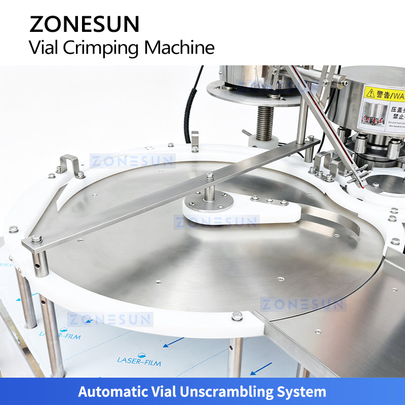 ZONESUN ZS-YG300 Automatic Vial Capping Machine Glass Vial Crimping Equipment