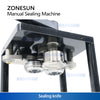 ZONESUN ZS-FJG100 Manual Can Seamer for PET & Aluminum Cans in Small-Batch Production