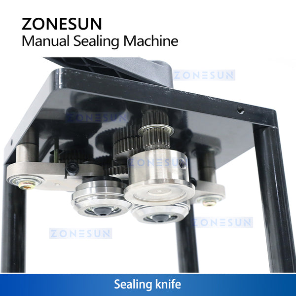 ZONESUN ZS-FJG100 Manual Can Seamer for PET & Aluminum Cans in Small-Batch Production