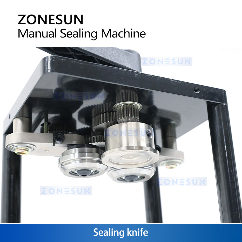 ZONESUN ZS-FJG100 Manual Can Seamer for PET & Aluminum Cans in Small-Batch Production