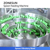 ZONESUN ZS-SF01 Automatic Vibratory Bowl Spoon Sorting and Inserting Machine 30-60 Pieces/Min
