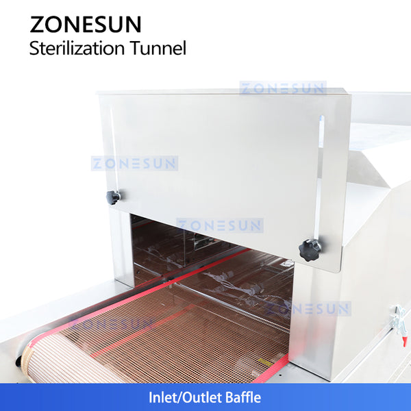 ZONESUN ZS-UVS2 Industrial UV Sterilization Tunnel for Packaging Products