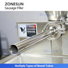 ZONESUN ZS-SFR1 Commercial Electric Sausage Filler Machine for Sausages Hot Dogs and Salami Meat Processing