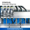 ZONESUN ZS-FAL180V16 Gear Pump Tracking Filling and Automatic Capping Line