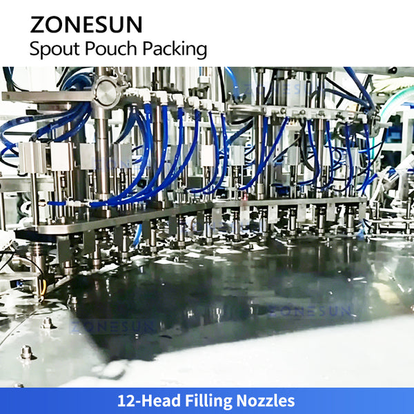 detergent spout pouch filling machine