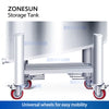 ZONESUN ZS-ST1500L Stainless Steel Storage Tank Material Hopper